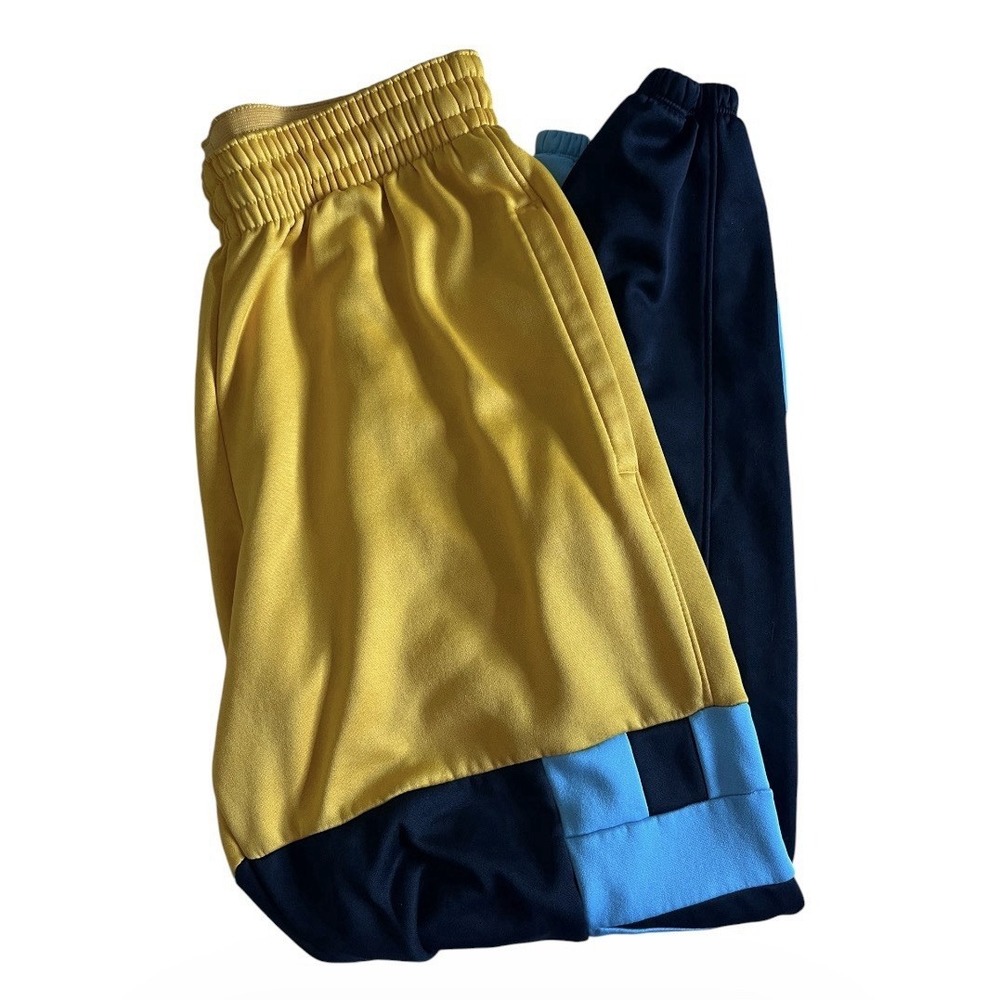 NIKE STARTING 5 PANTS Therma Fit Sweatpants Joggers Yellow Mens Medium